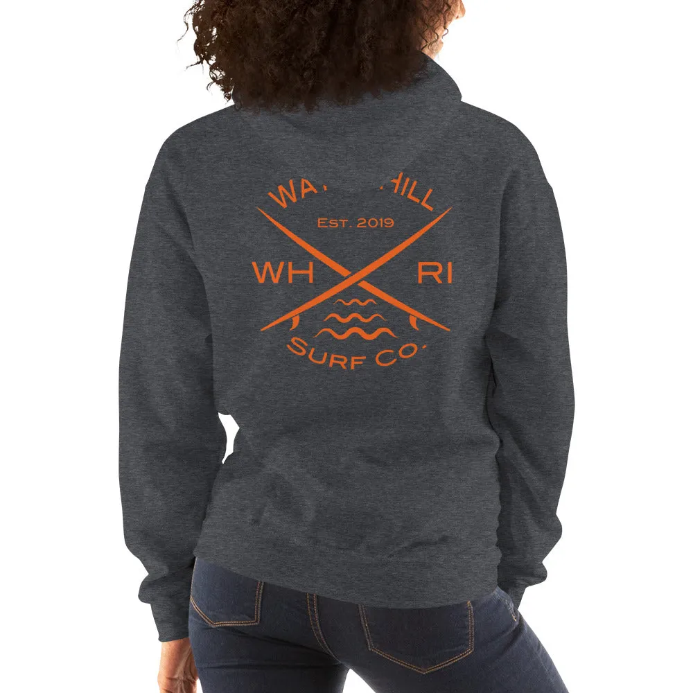 Watch Hill 'Surf Co.’ Unisex Hoodie - (Orange)