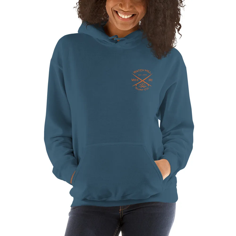 Watch Hill 'Surf Co.’ Unisex Hoodie - (Orange)