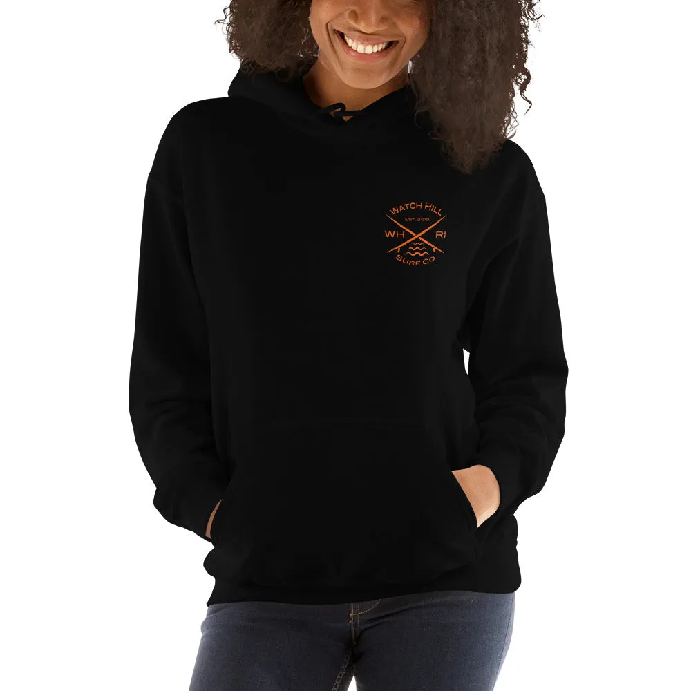 Watch Hill 'Surf Co.’ Unisex Hoodie - (Orange)