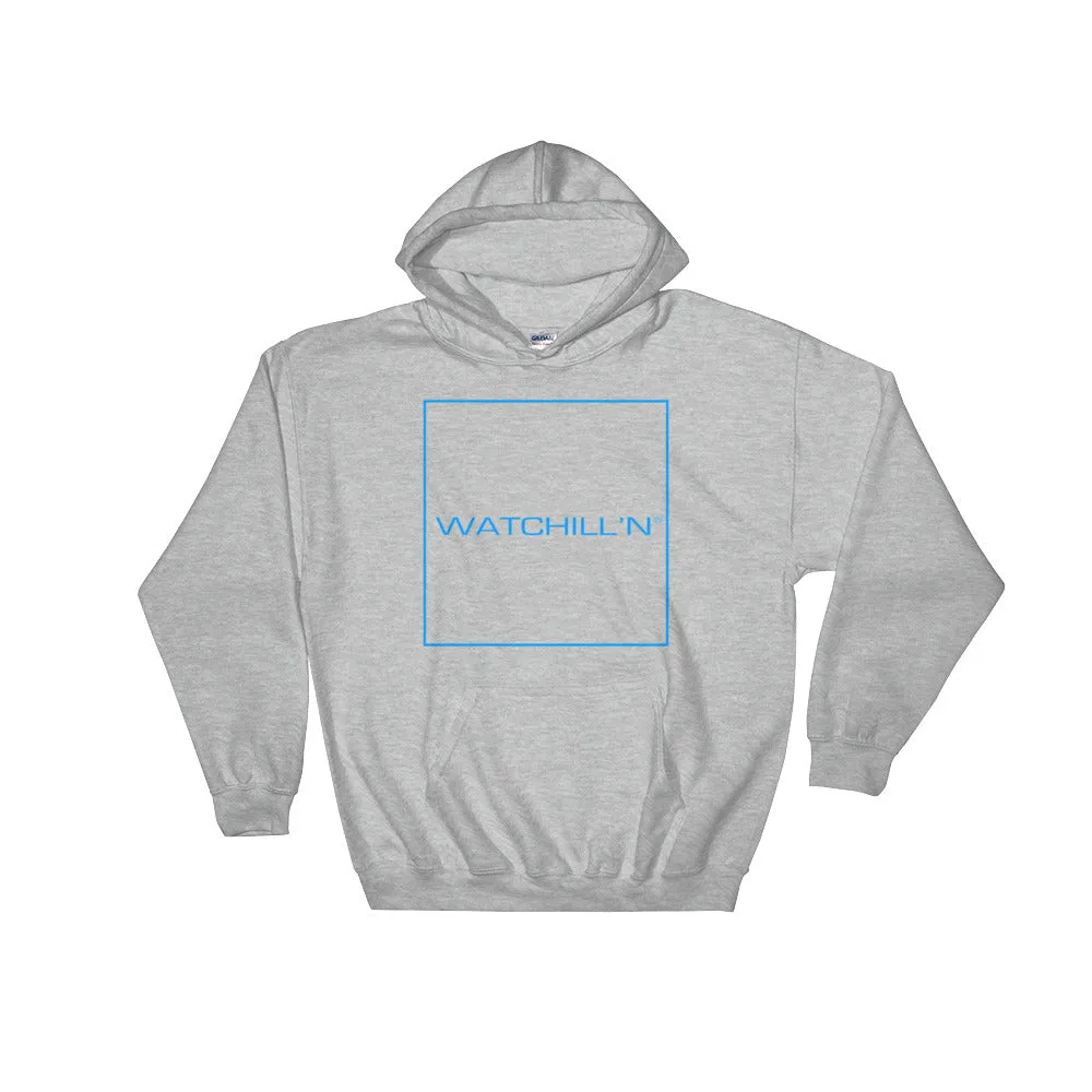 Watchill'n 'Box Logo' - Hoodie (Blue)