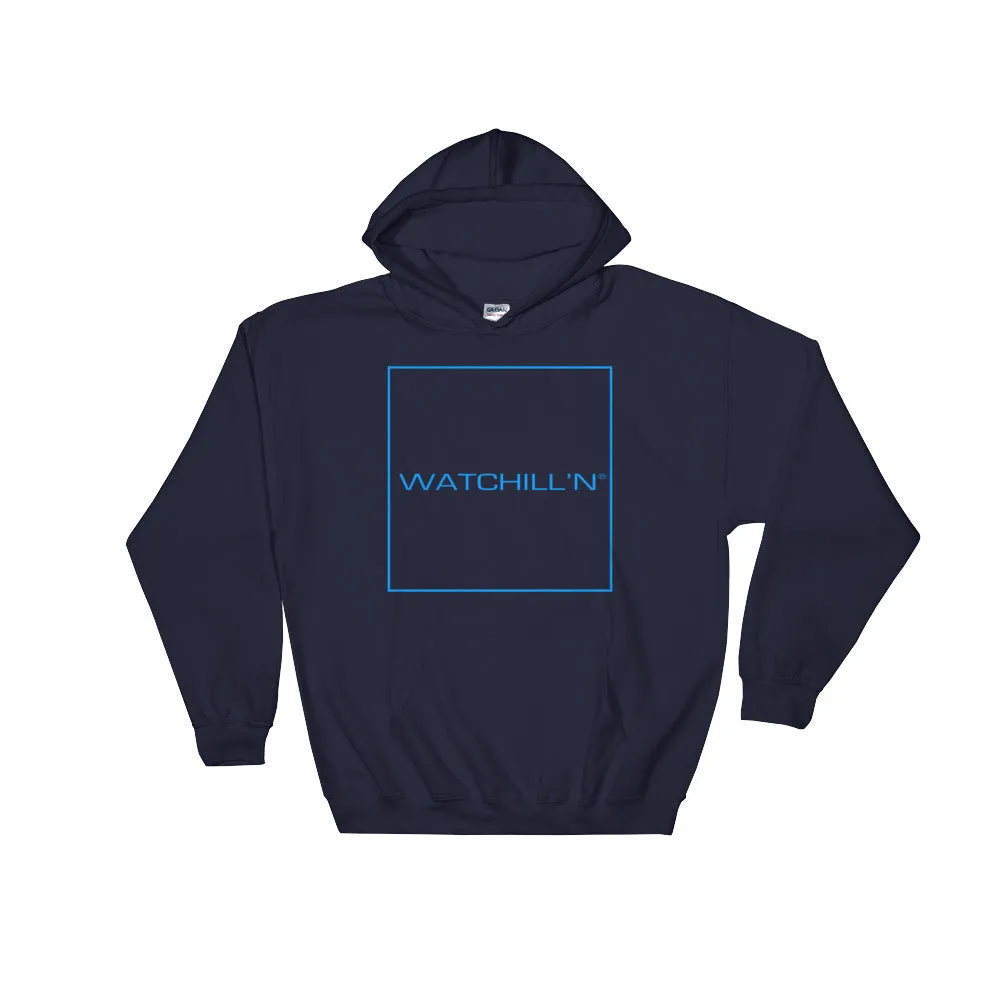 Watchill'n 'Box Logo' - Hoodie (Blue)