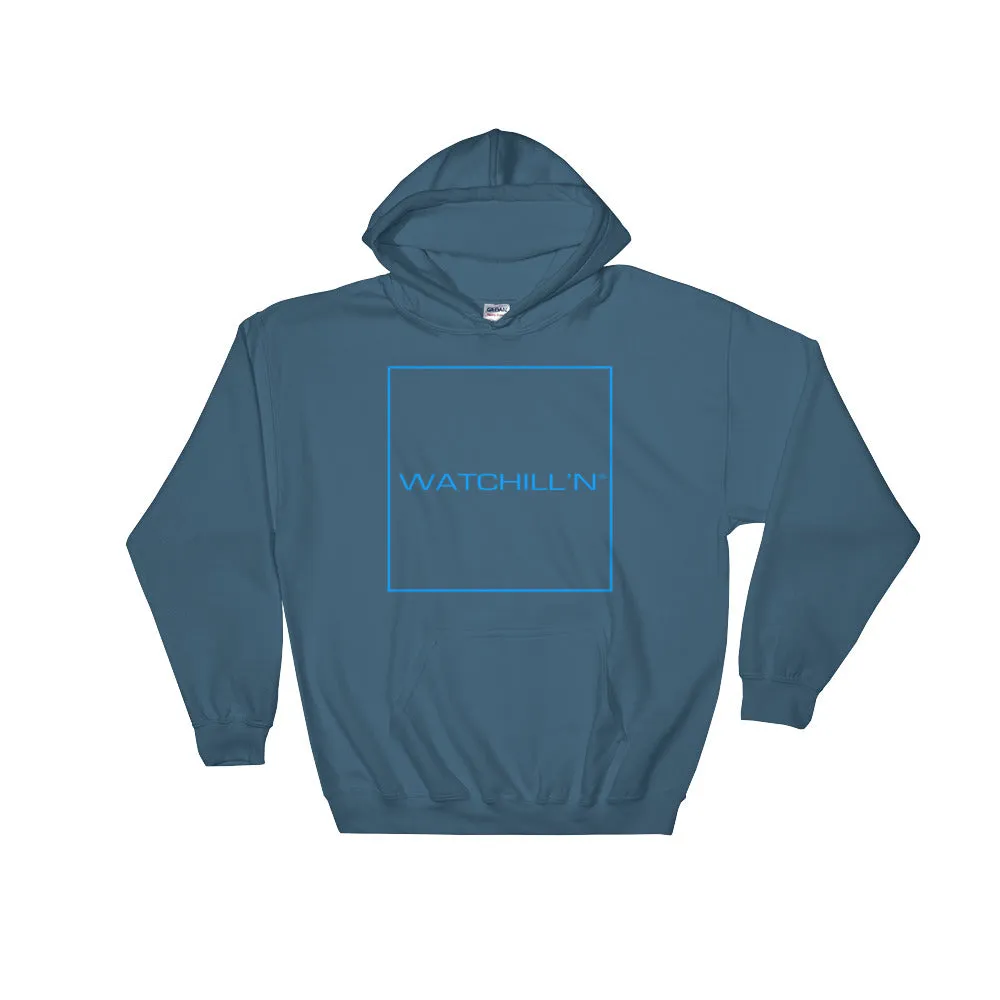 Watchill'n 'Box Logo' - Hoodie (Blue)