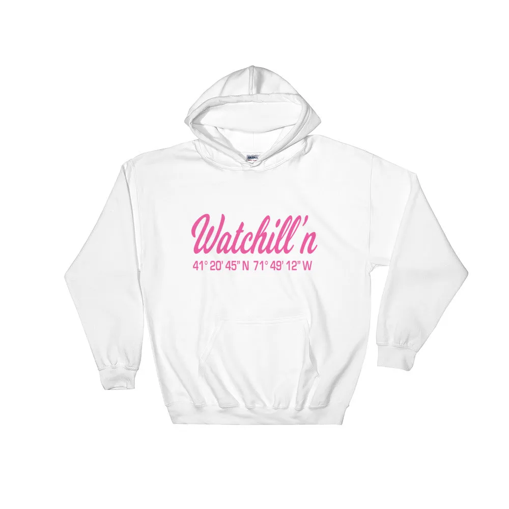 Watchill'n 'Coordinates' Logo - Hoodie (Grey)