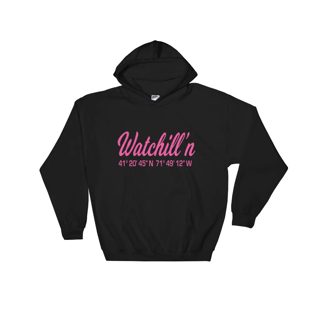 Watchill'n 'Coordinates' Logo - Hoodie (Grey)