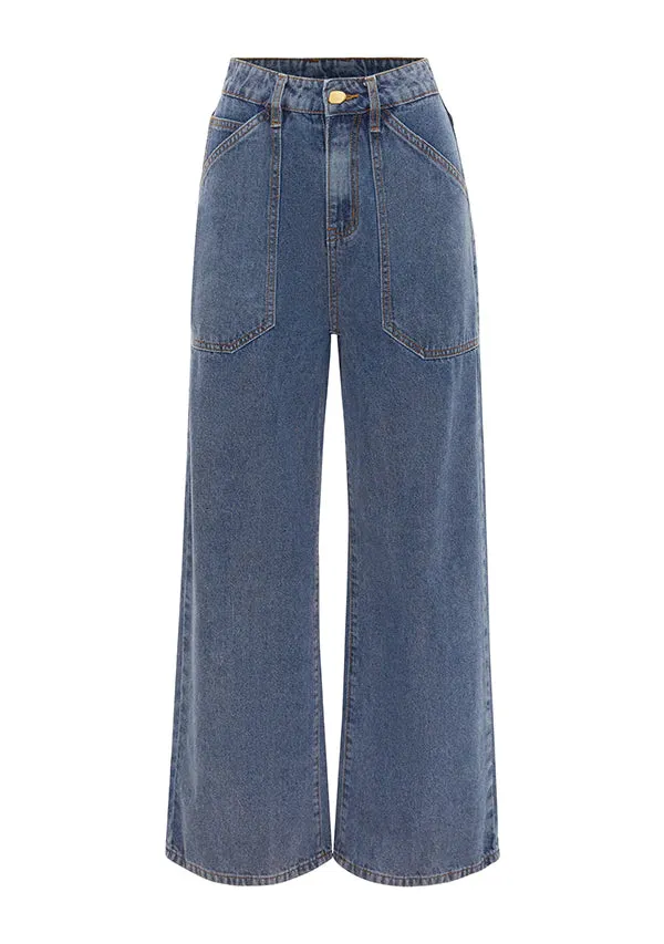 WATERLILY DENIM PANTS | MINISTRY OF STYLE