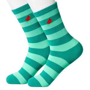 Watermelon Stripe Women's Socks