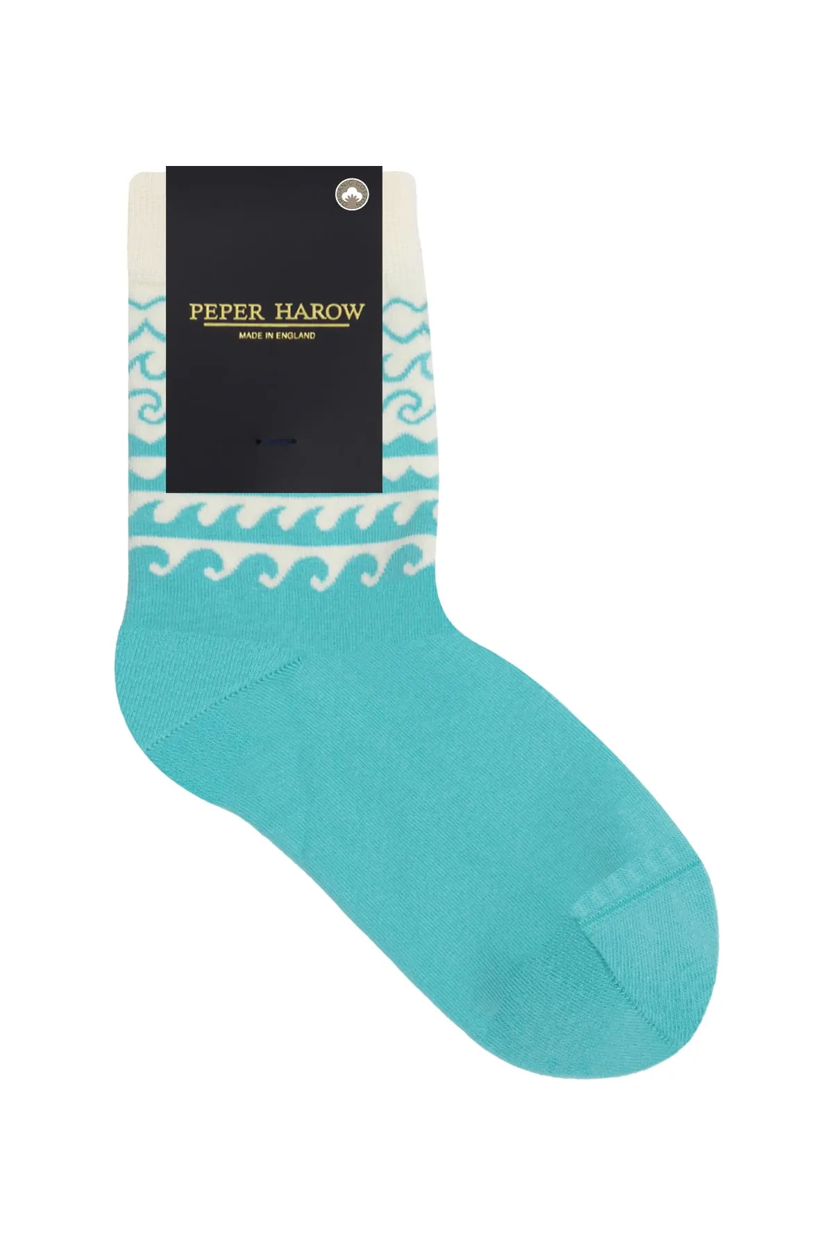 Wave Women's Organic Cotton Socks | Cream