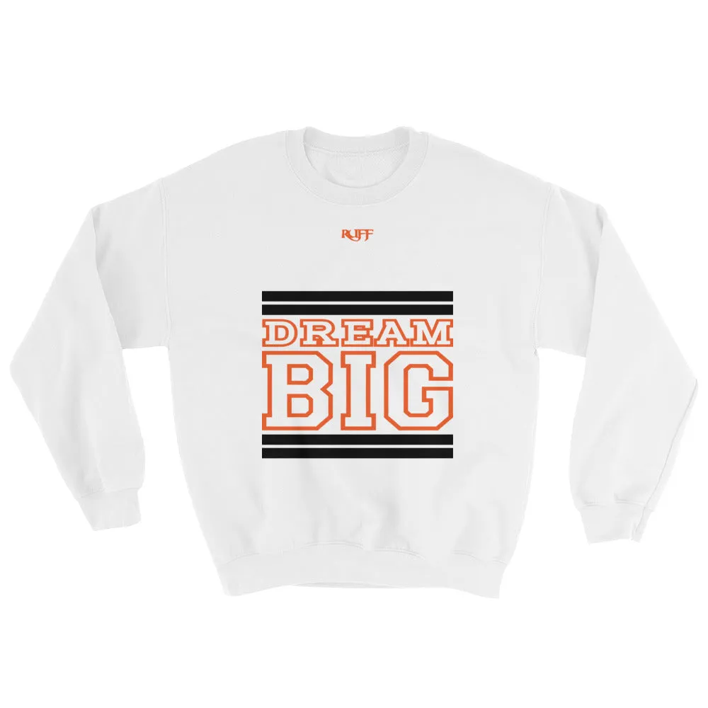White Black and Orange Sweatshirt