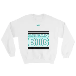 White Black and Turquoise Sweatshirt