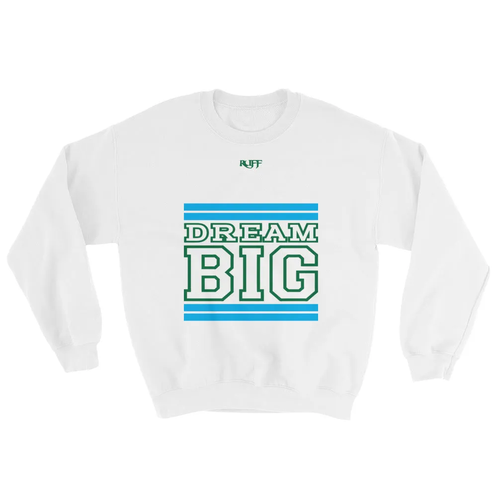 White Carolina Blue and Green Sweatshirt