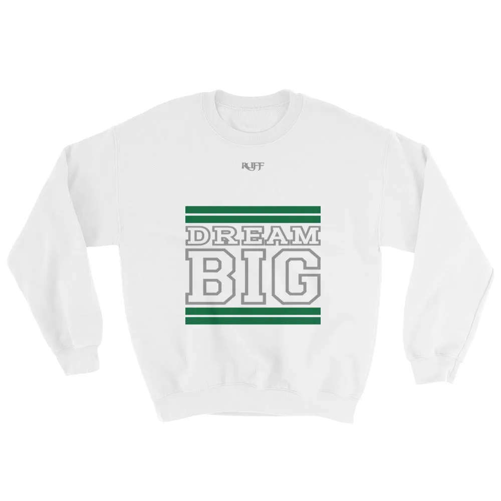White Green and Grey Sweatshirt