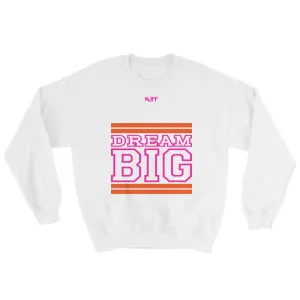White Orange and Pink Sweatshirt