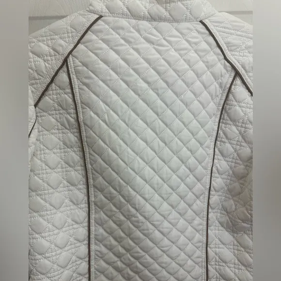 White Quilted Women's Jacket