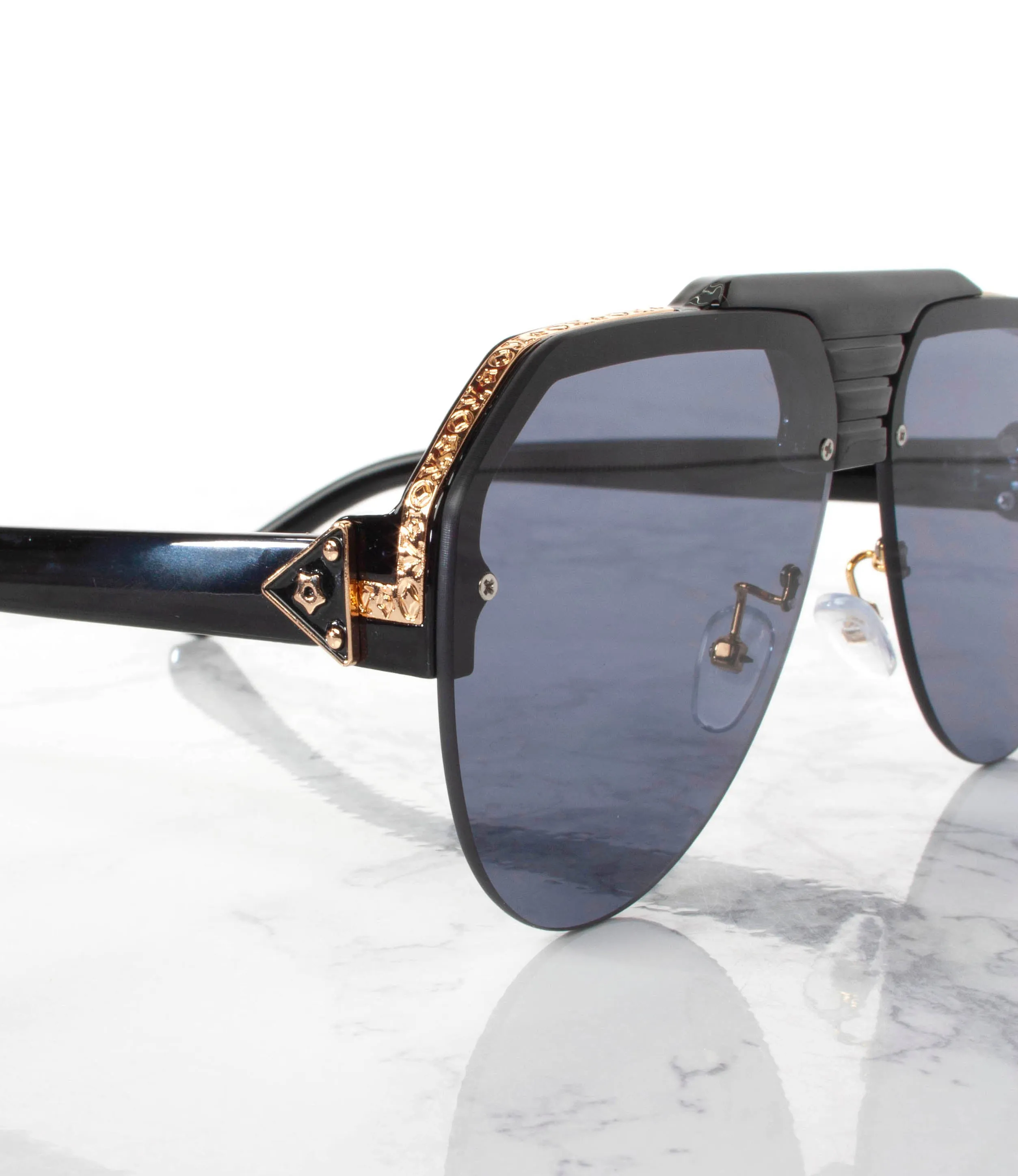 Wholesale Fashion Sunglasses - MP606SD/BK - Pack of 12