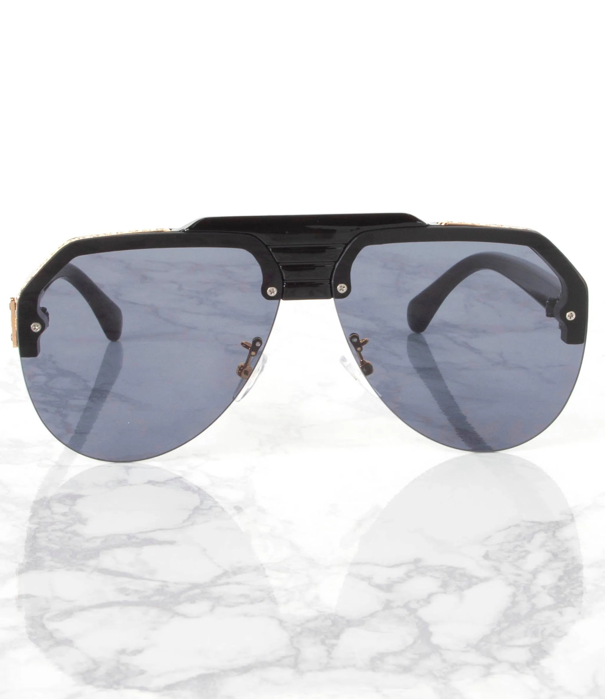 Wholesale Fashion Sunglasses - MP606SD/BK - Pack of 12