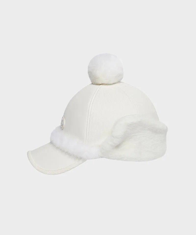 WideAngle: Co Fur Winter Cap L - Off-White