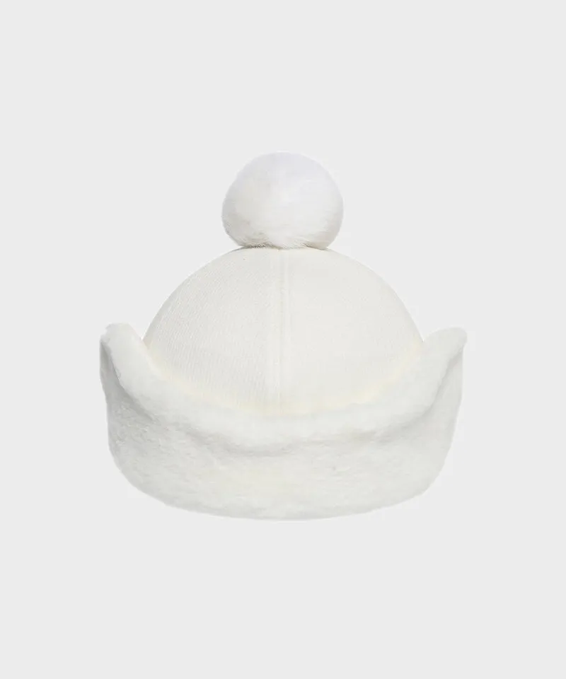 WideAngle: Co Fur Winter Cap L - Off-White
