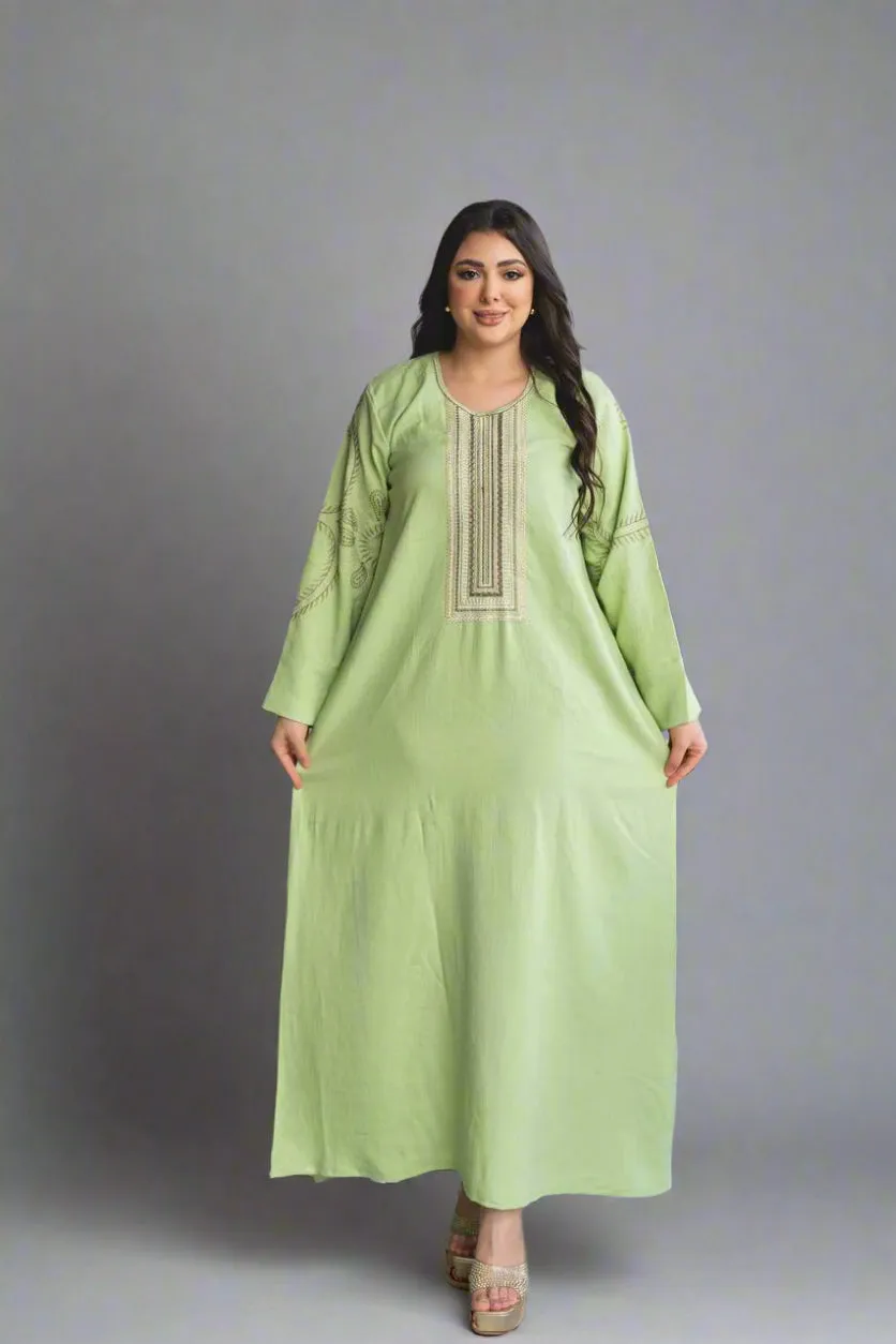 Women's abaya made of linen