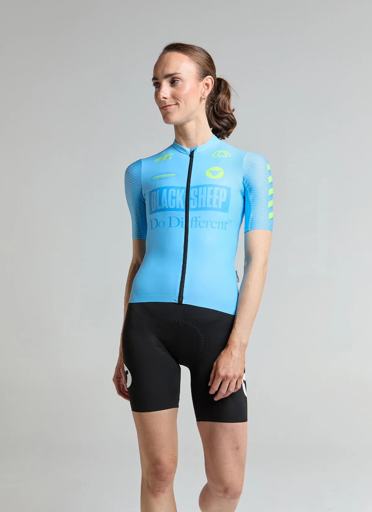 Women's Aero SS Jersey - Future Faded Blue