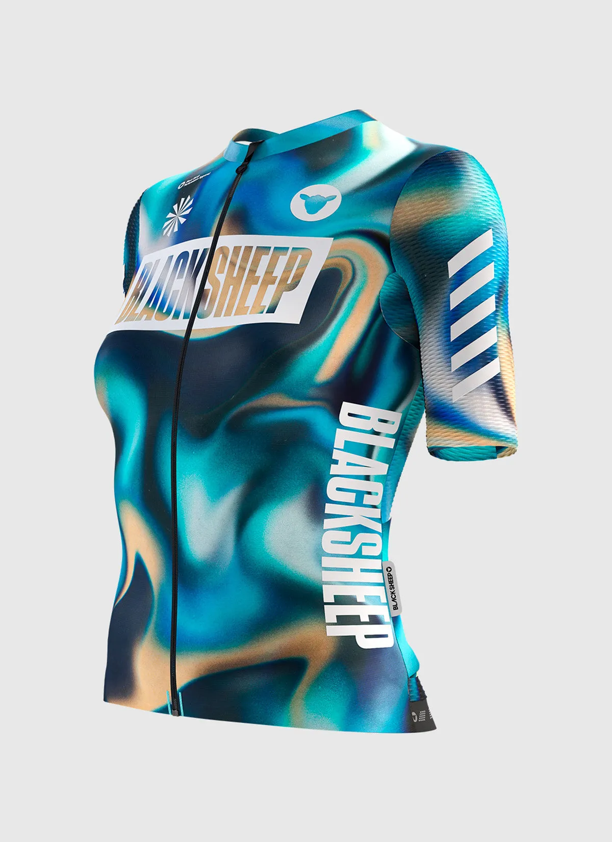 Women's Aero SS Jersey - Wave Aqua
