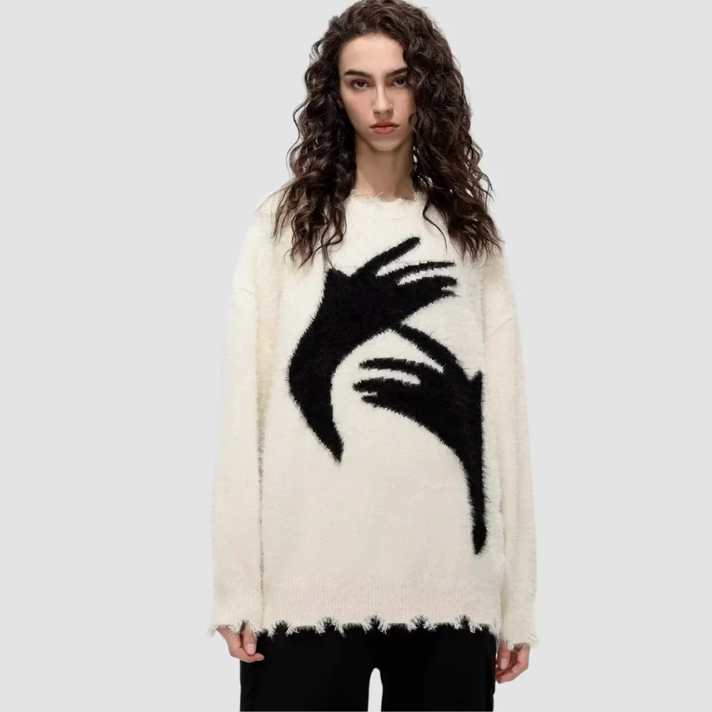 Women's American Abstract Pattern Sweater
