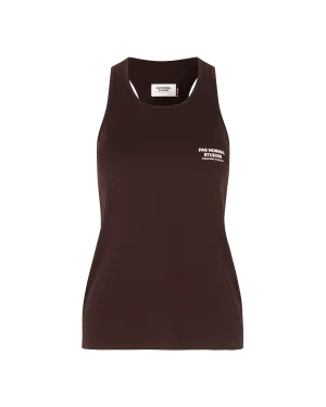 Women's Balance Sleeveless Top - Dark Red