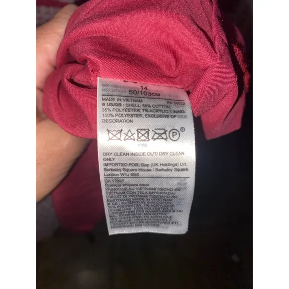 Women's Banana Republic Tweed Dress Size 14 Red and White