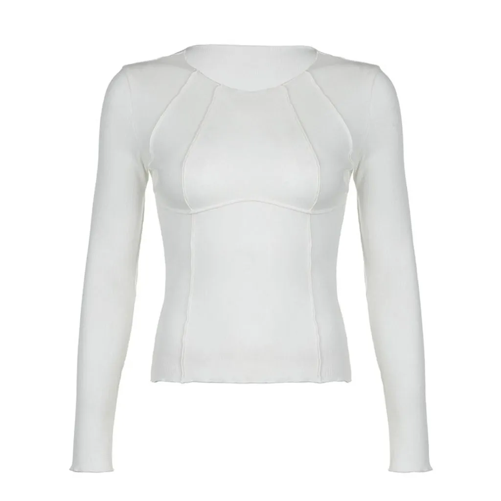 Women's Basic Piping Long Sleeve