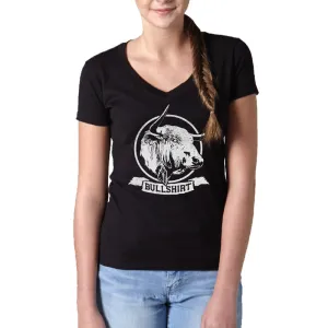 Women's Bull Shirt Vneck T-Shirt