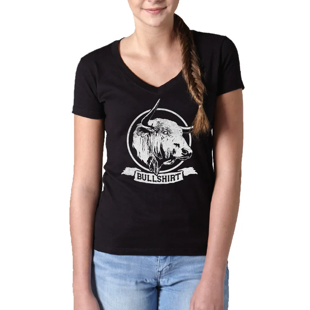 Women's Bull Shirt Vneck T-Shirt