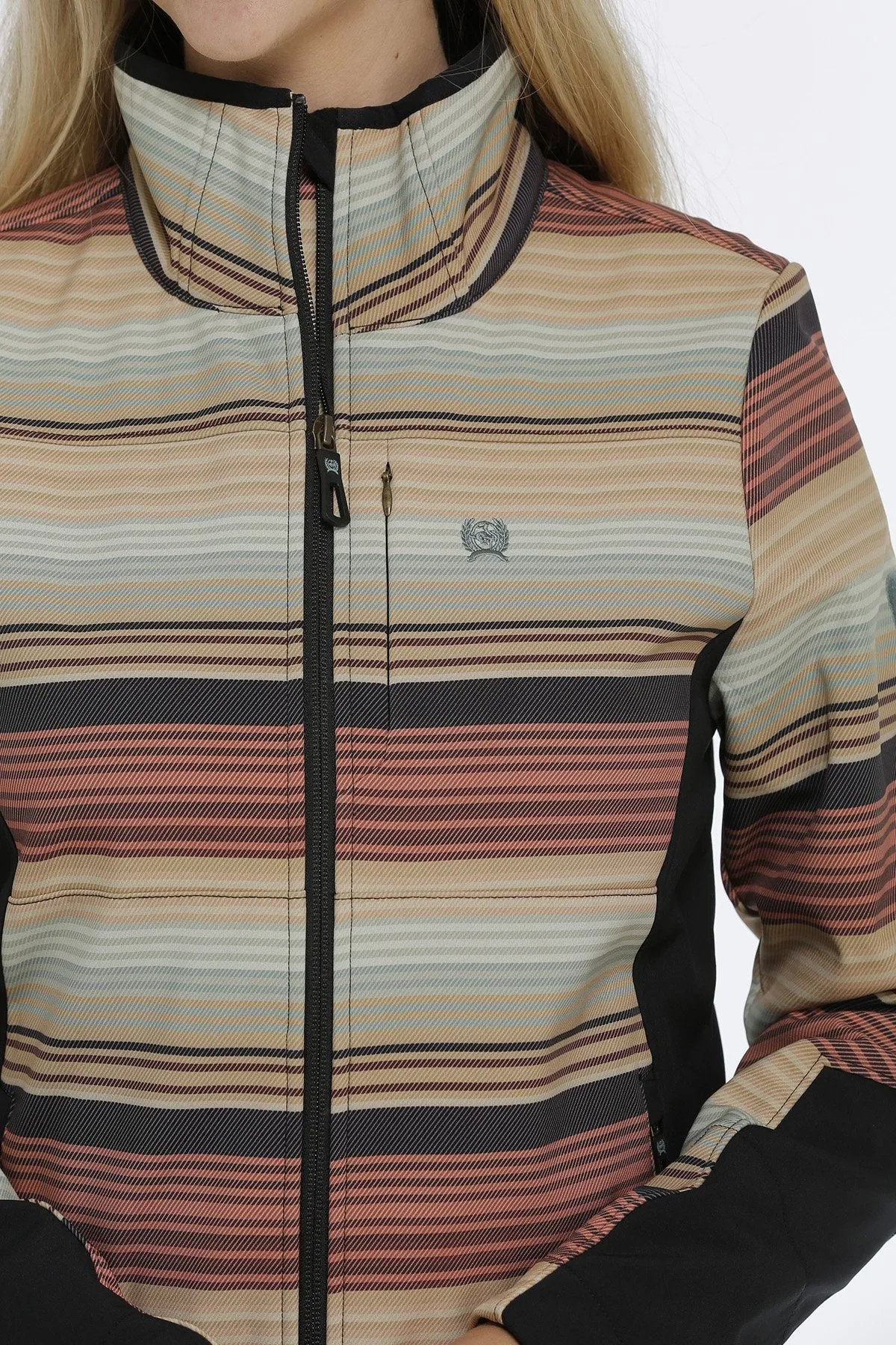Women’s Cinch Blanket Stripe Bonded Jacket