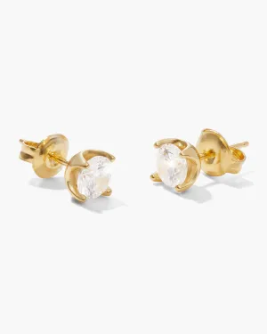 Women's Classic Stud Earrings - Gold