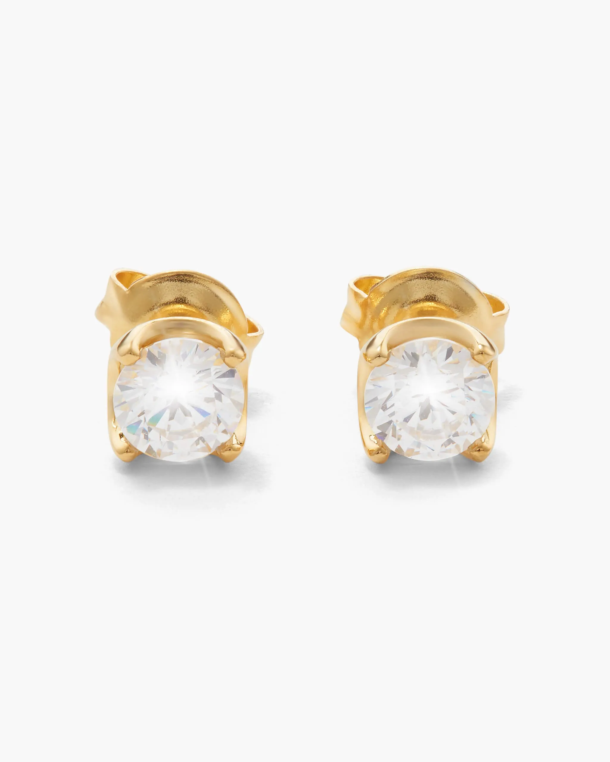 Women's Classic Stud Earrings - Gold