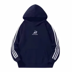 Women's Classic Versatile Striped Hoodie