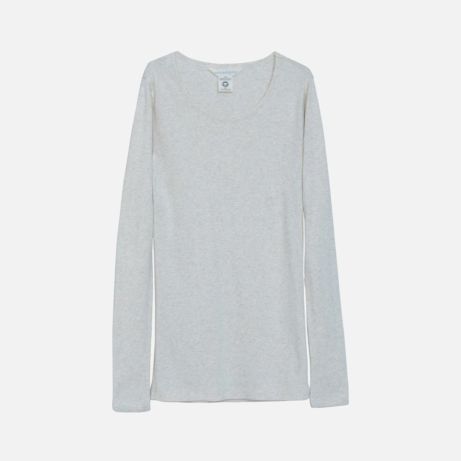 Women's Cotton Slim Tee - Shell Melange