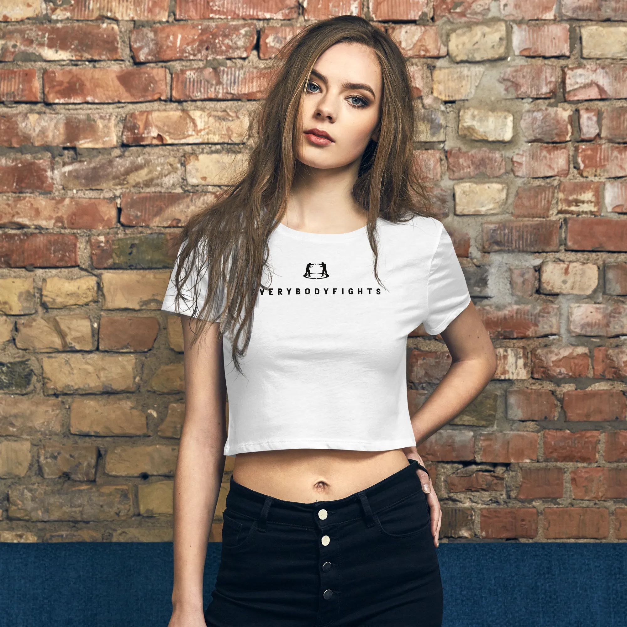 Women’s Crop Tee EVERYBODYFIGHTS