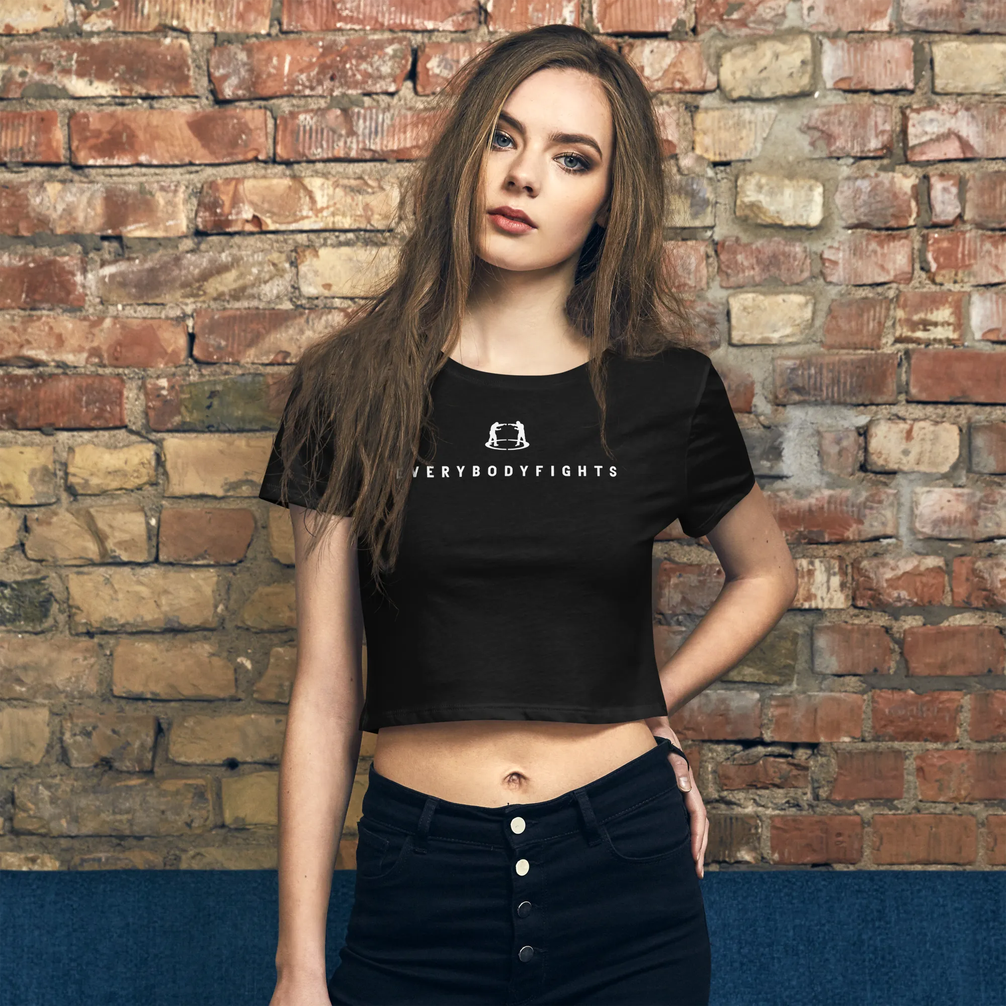 Women’s Crop Tee EVERYBODYFIGHTS
