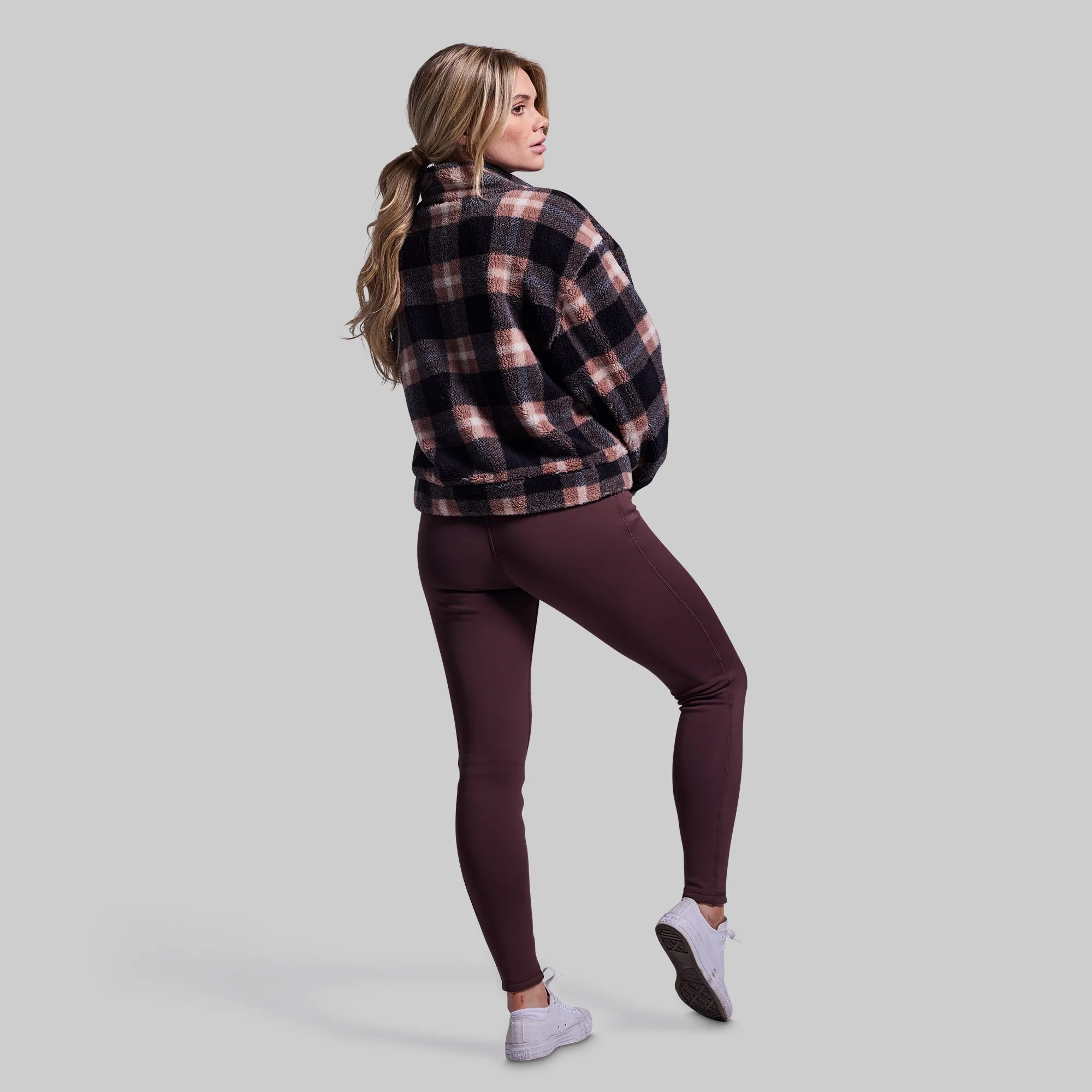 Women's Cropped Fleece Jacket (Kettle)