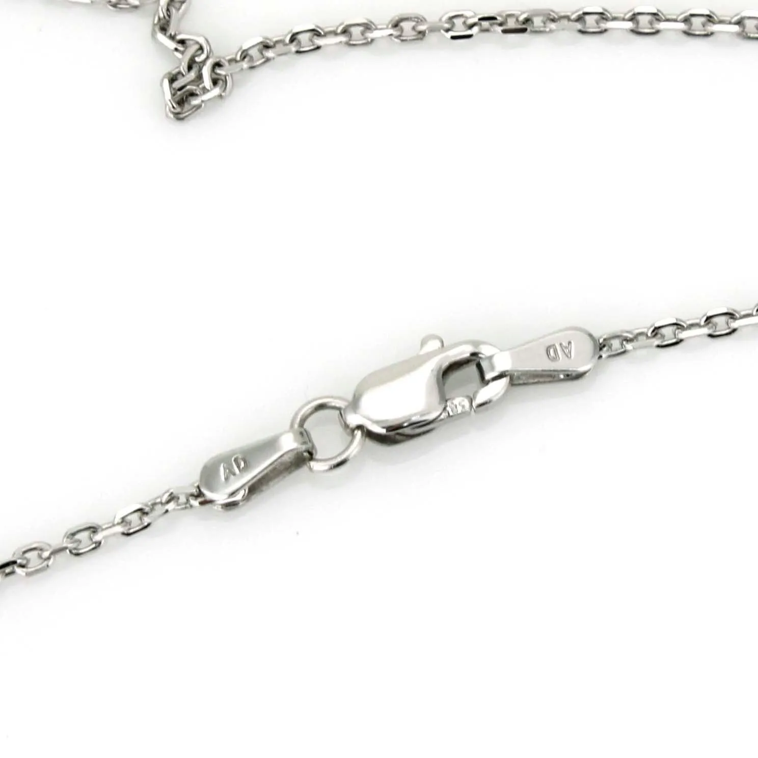 Women's Diamond Heart Pendant Necklace in 14k White Gold