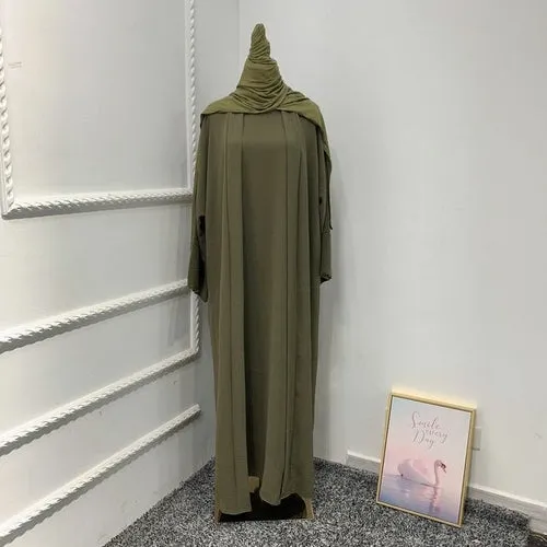 Women's Eid Ramadan Mubarak Kaftan Abaya