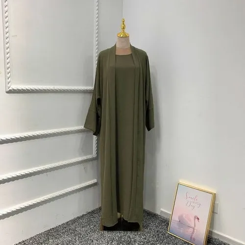 Women's Eid Ramadan Mubarak Kaftan Abaya