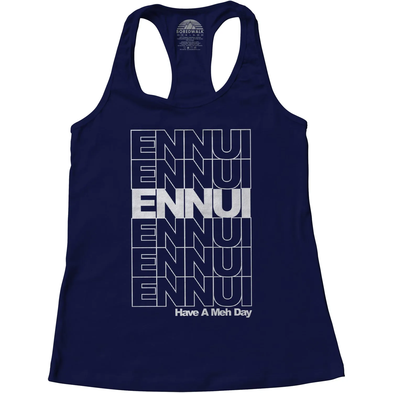 Women's Ennui Racerback Tank Top