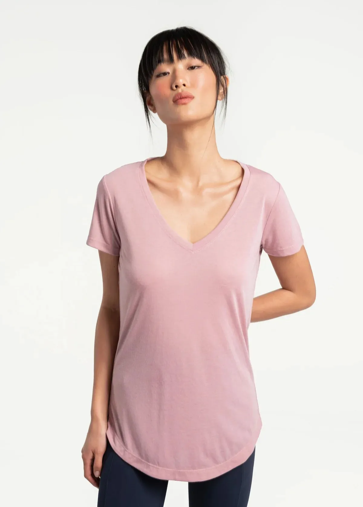 Women's Everyday V-Neck Short Sleeve