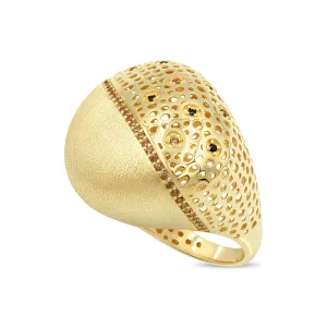 Women's Fancy Big look ring in 14K