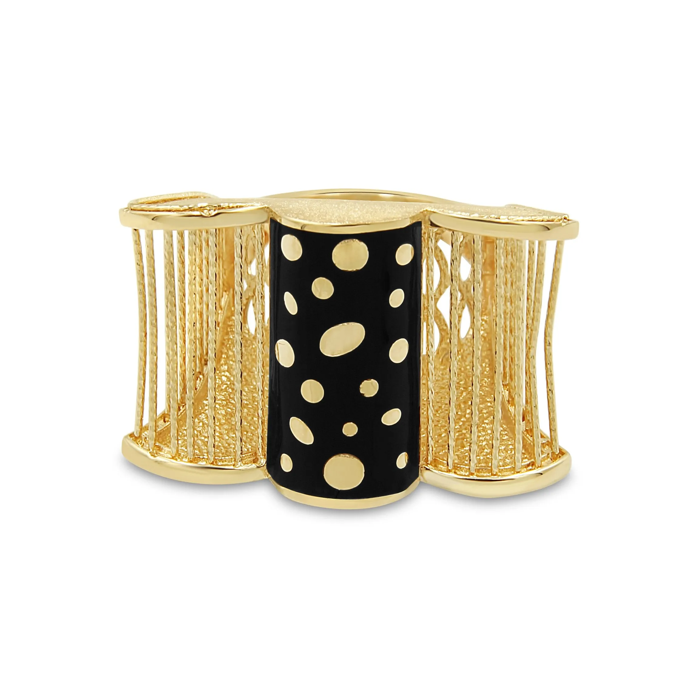 Women's Fancy big look ring in 14K