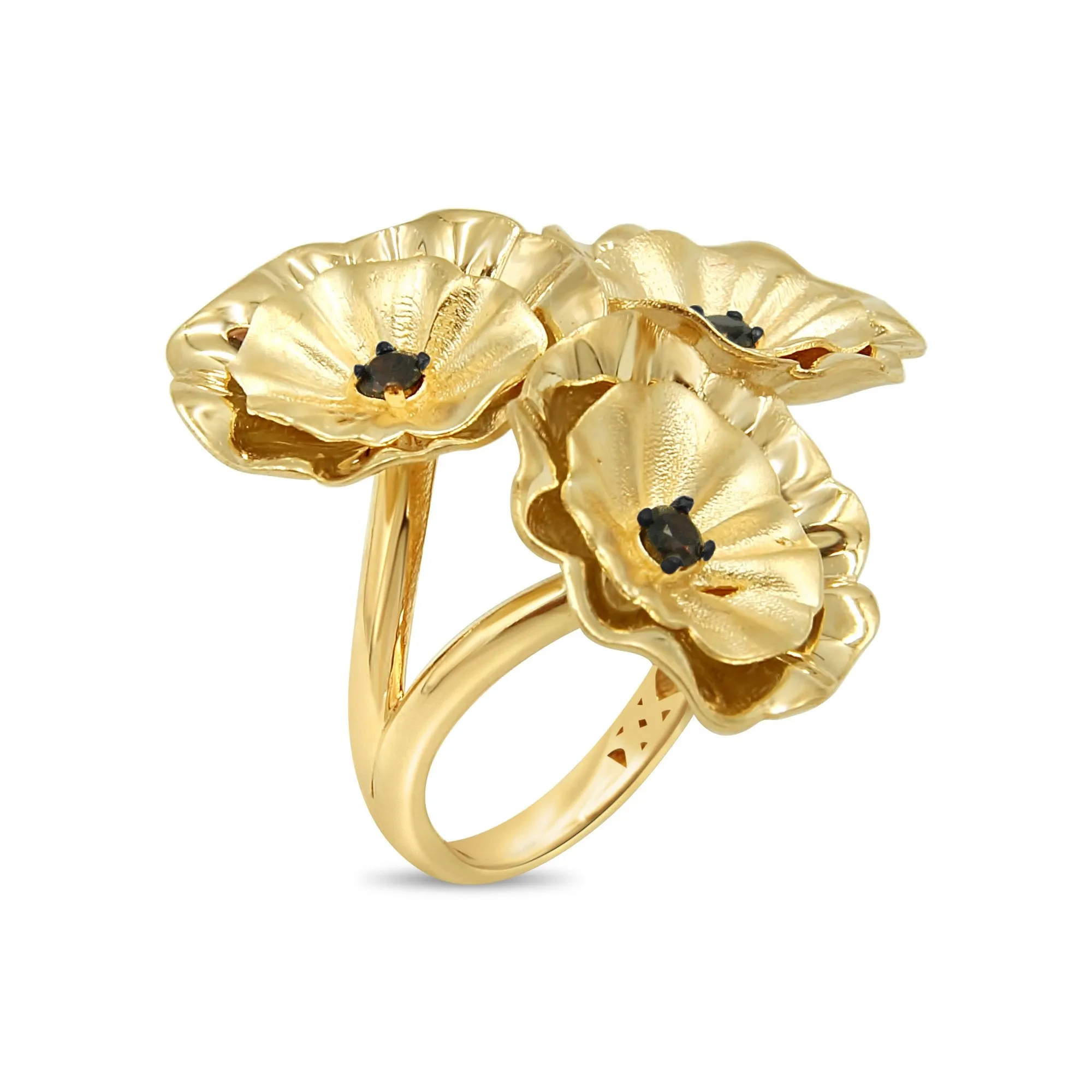 Women's Fancy big look ring in 14K