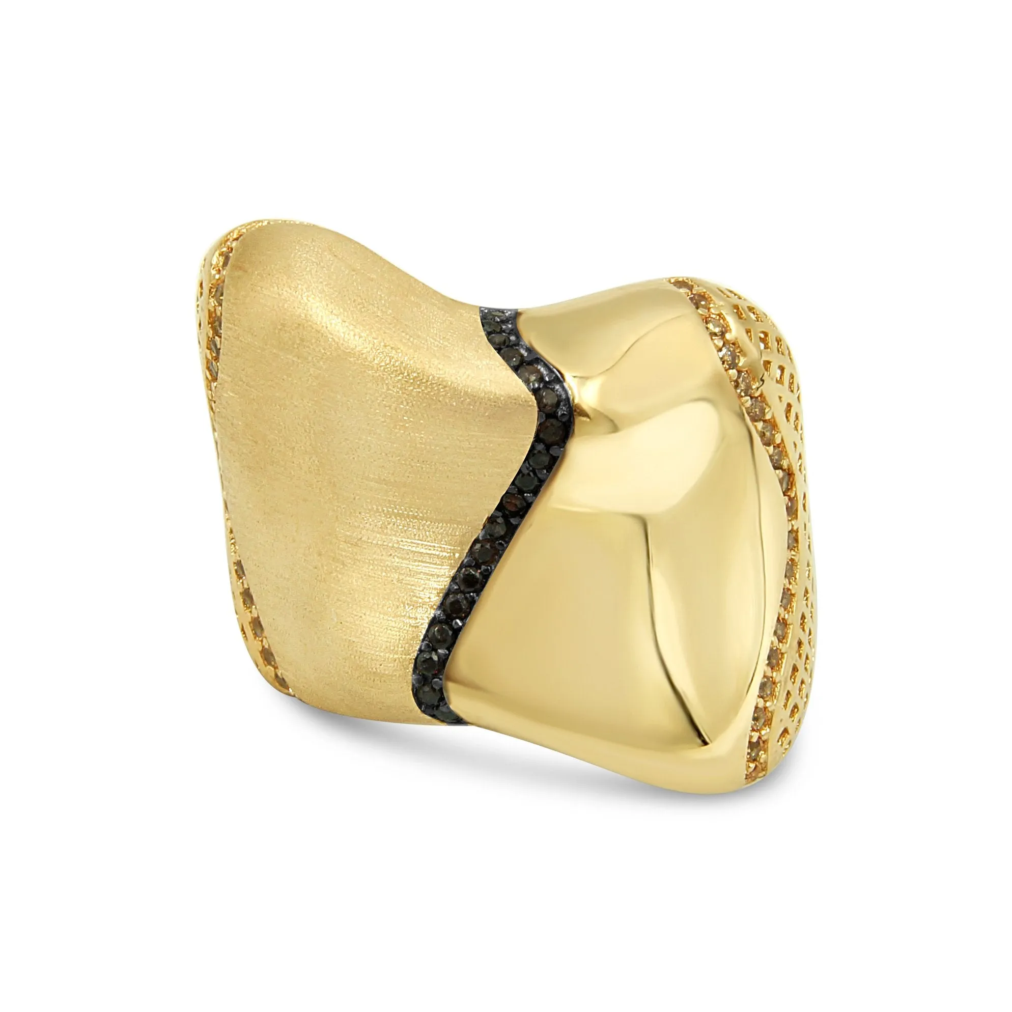 Women's Fancy big look ring in 14K