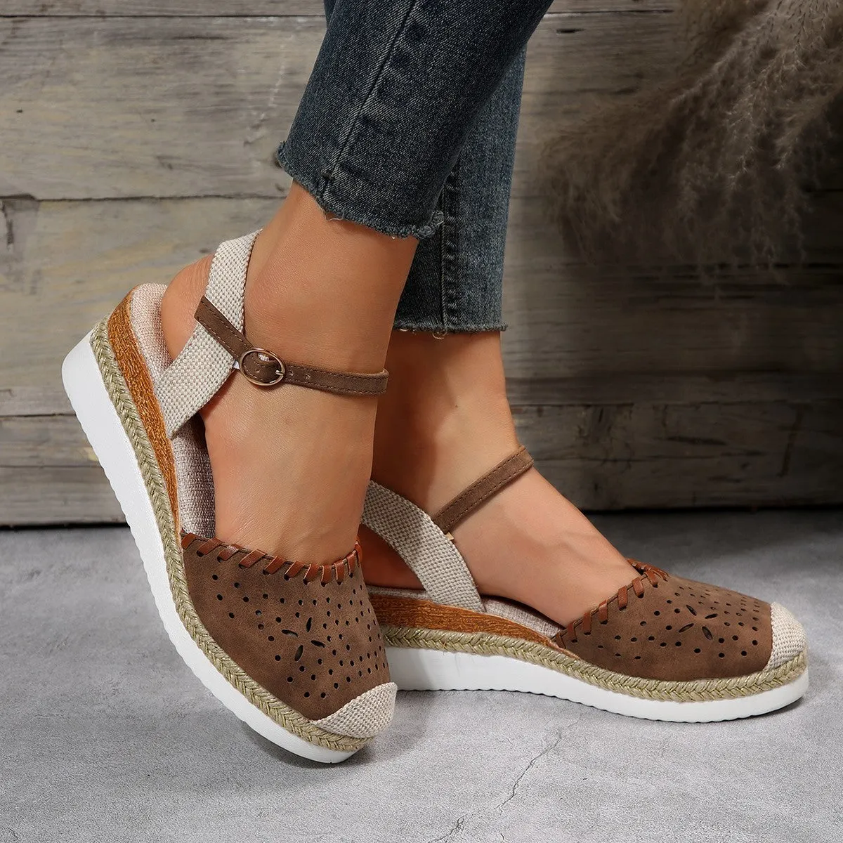 Women's Fashion Platform Casual Wedge Sandals