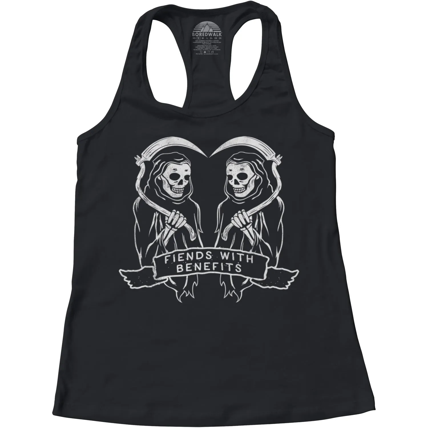 Women's Fiends With Benefits Racerback Tank Top