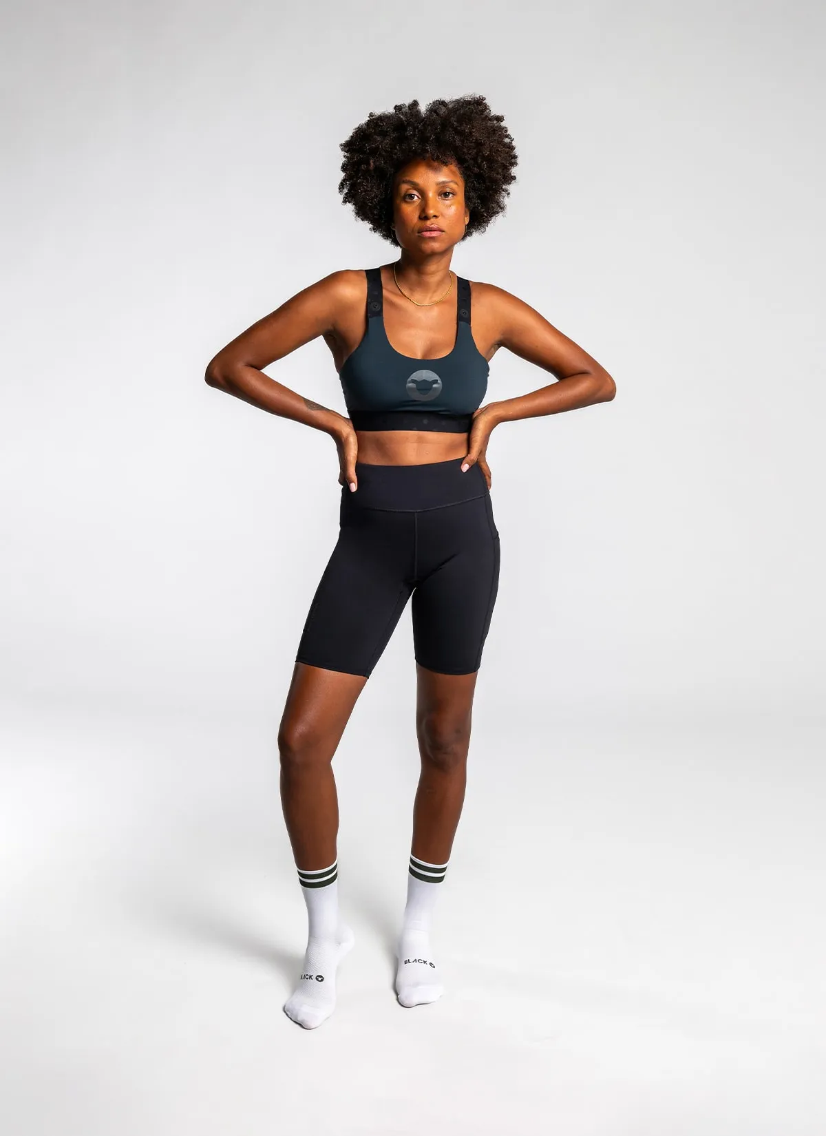 Women's Flex Half Tights - Black